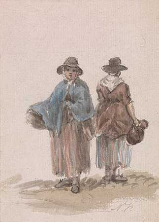 威尔士农妇`Welsh Peasant Women by Nicholas Pocock