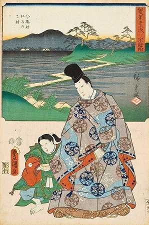 奇里`Chiryū (1855) by Utagawa Kunisada (Toyokuni III)