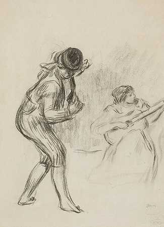 音乐家`Musiciens by Pierre-Auguste Renoir