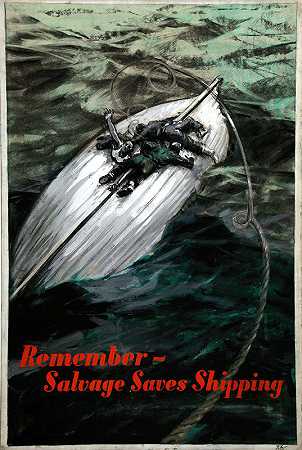 记住，打捞可以节省运费`Remember – Salvage saves Shipping (between 1939 and 1946)