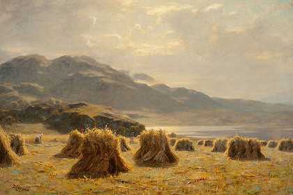 高地的丰收`A Highland harvest by Duncan Cameron
