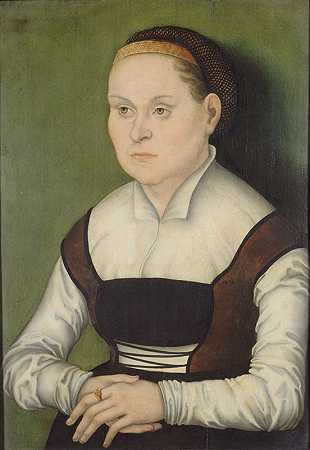 女人的肖像`Portrait of a woman (1514~1537) by Hans Cranach