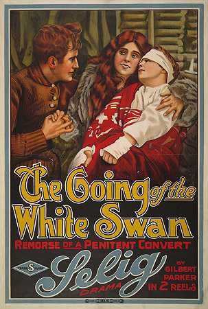 白天鹅的离去`The going of the white swan (1914)