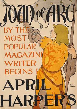 圣女贞德，四月哈珀s`Joan of Arc, April Harpers (1895) by Edward Penfield