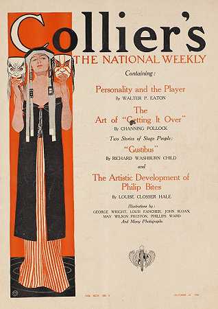 科利尔s、 《国家周刊》`Colliers, the national weekly (1910) by Edward Penfield