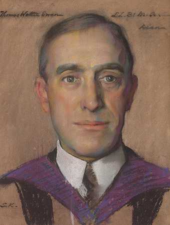 托马斯·W·斯旺法学学士，斯特林法学教授，1922年-`Thomas W. Swan B.A., Sterling Prof. of Law 1922~ by William Sergeant Kendall