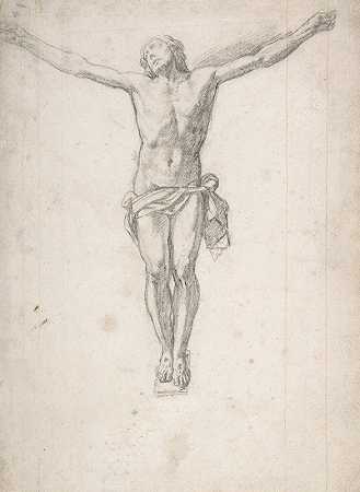 十字架上的基督`Christ on the Cross (1590–1600) by Girolamo Muziano