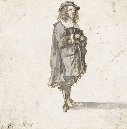站立的人`Staande man (1633 ~ 1687) by Gilles Neyts