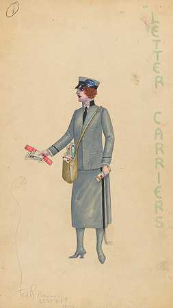 邮递员，1`Letter Carriers, 1 (1912 ~ 1924) by Will R. Barnes