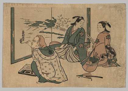 没有头衔`No Title (1742~1755) by Okumura Masanobu