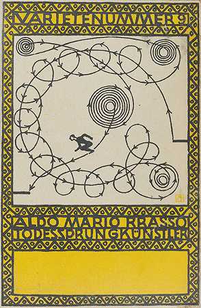 还有马里奥·布拉索和死亡的飞跃艺术家`Also Mario Brasso, Leap of Death Artist (1907) by Moriz Jung
