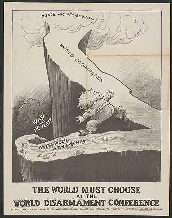世界必须在世界裁军谈判会议上做出选择`The world must choose at the world disarmament conference (1930)