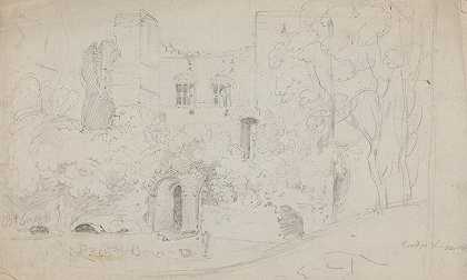 古德里奇城堡`Goodrich Castle by Rev. William Warren Porter
