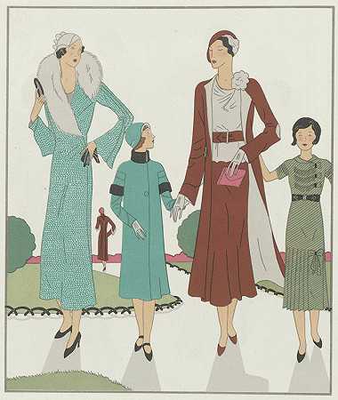 艺术品味美，L《女性优雅》，1931年11月，第135期，12年级，第22页`Art – Goût – Beauté, Feuillets de l élégance féminine, Novembre 1931, No. 135, 12e Année, p. 22 (1931)