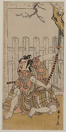 Ichimura Uzaemon IX作为东方人`Ichimura Uzaemon IX as Umeomaru (mid 1770s) by Katsukawa Shunshō