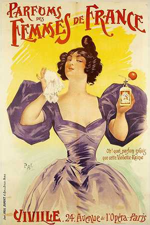 法国女性香水`Parfums Des Femmes De France (1896) by Jean de Paleologue