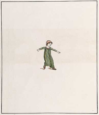 哈梅林Pl 3的彩笛手`The Pied Piper of Hamelin Pl 3 (1910) by Kate Greenaway
