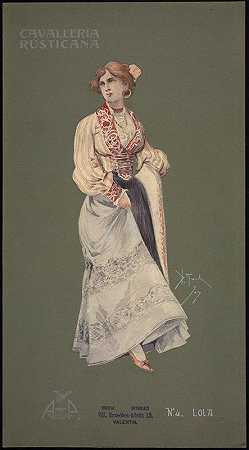 萝拉`Lola (1906) by Pipein Gamba