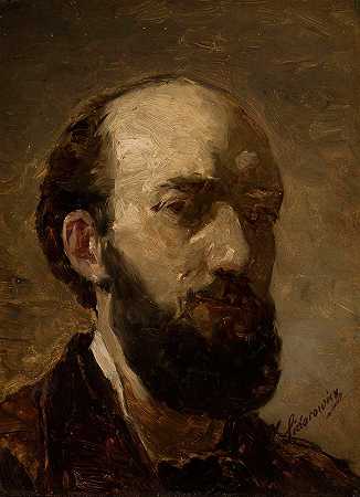 自画像`Self~portrait (1880) by Zygmunt Sidorowicz