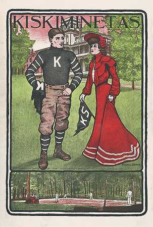 基斯基金内`Kiskikinetas (1903) by Bristow Adams