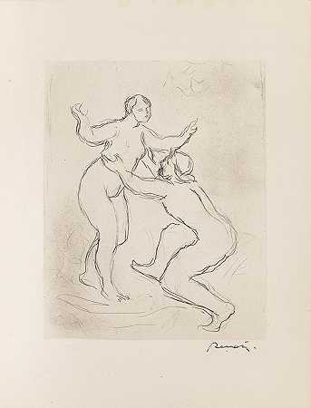 斯卡曼德河1号`Le Fleuve Scamandre 1er by Pierre-Auguste Renoir