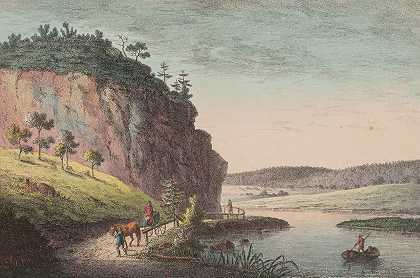 在通往Røraa铜矿厂的路上`Paa Vejen til Røraas Kobberværk (1762 – 1808) by Elias Meyer
