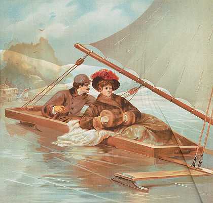 冰上游艇`Ice yachting (1908)
