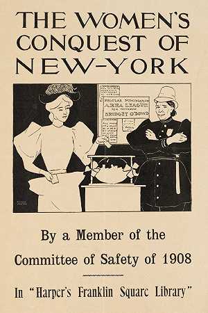 女人们美国征服纽约`The womens conquest of New~York by a member of the Committee of Safety of 1908 (1908) by a member of the Committee of Safety of 1908 by Edward Penfield