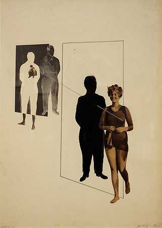 嫉妒`Gelosia (1927) by László Moholy-Nagy