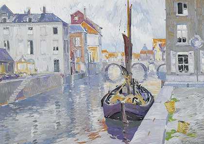 小运河`Le Petit Canal by Paul Mathieu