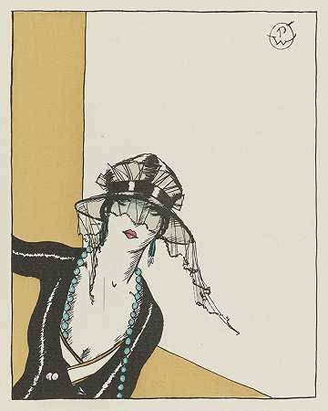 你好卡米尔·罗杰起首部分`Bonjour! ; Chapeau, de Camille Roger (1921) by Porter Woodruff