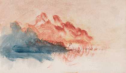 海峡画册45`The Channel Sketchbook 45 (ca. 1845) by Joseph Mallord William Turner