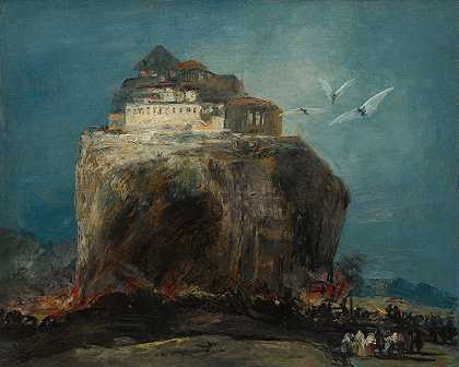 岩石上的城市`A City on a Rock (1850~1875)