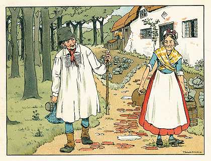 住在树林里的老人`The old man who lived in a wood Pl 01 (1902) by T. Butler-Stoney