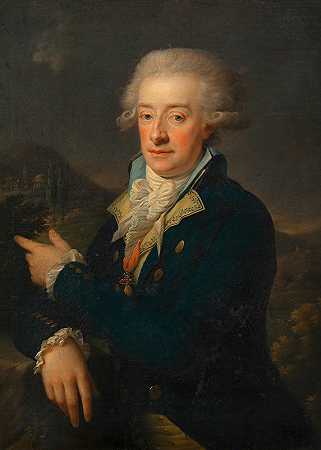 列支敦士登亲王阿洛瓦一世（1759-1805）`Alois I. Joseph Fürst von Liechtenstein (1759~1805) (around 1800) by Josef Kreutzinger