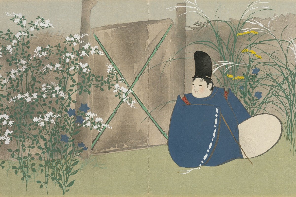 Nakaguni（Nakaguni）`Nakaguni (Nakaguni) (1909~1910) by Kamisaka Sekka