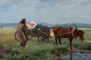 在去看医生的路上`
On the way to the doctor (1898)  by Józef Ryszkiewicz