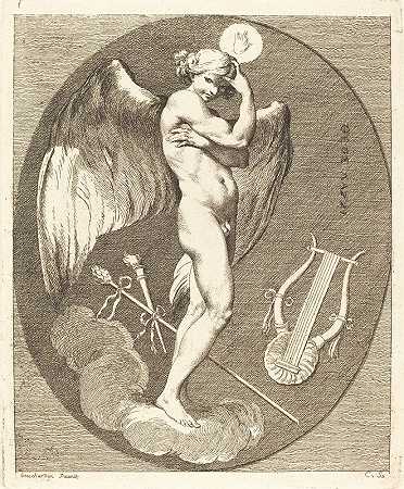 阿波罗`Apollo by Comte de Anne-Claude-Philippe de Tubières Caylus