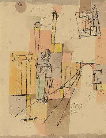 节前`Before the Festivity (1920) by Paul Klee