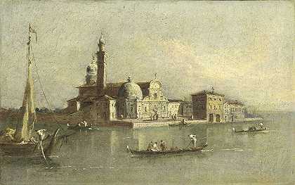 威尼斯圣米歇尔伊索拉`View of the Isola di San Michele in Venice (1774 ~ 1835) by Giacomo Guardi