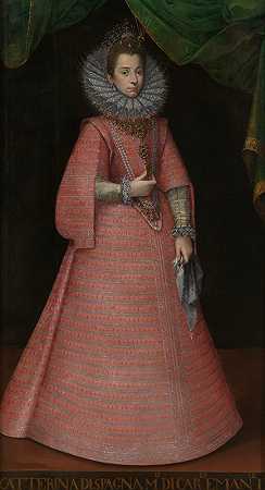 哈布斯堡的凯瑟琳·波特`Portait of Caterina of Asburgo (18th Century)