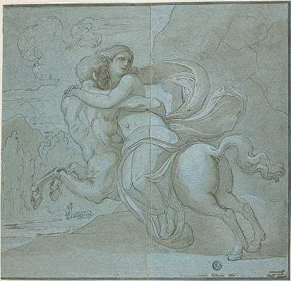 尼索斯和黛安娜`Nessus and Deianira by Circle of Vincenzo Camuccini