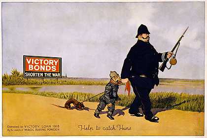 帮助抓匈奴人。胜利的纽带缩短了战争`Help to catch Huns. Victory Bonds shorten the war (1918)