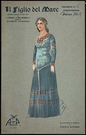 达莱娜（第一幕）`Dalena (atto Io) (1907–1908) by Pipein Gamba