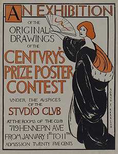 本世纪原始绘画展美国海报大奖赛`
An exhibition of the original drawings of the Centurys prize poster contest (ca. 1890–1920)  by Agnes F. Harrison
