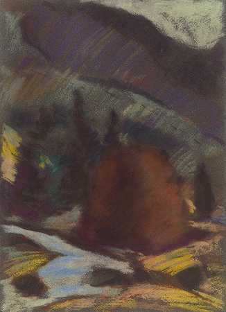 山下`Below the Mountain (1933–1934) by Zolo Palugyay