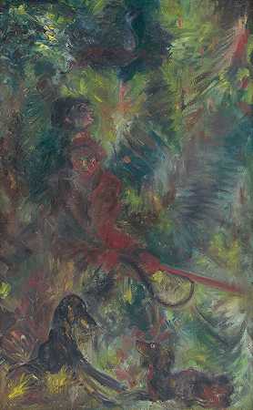 偷猎者`Poachers (1940–1944) by Arnold Peter Weisz-Kubínčan