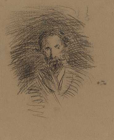 查尔斯·L·弗里尔`Charles L. Freer (late 19th century) by Follower of James McNeill Whistler