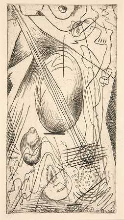 无标题`Untitled (1917–18) by Rudolf Bauer