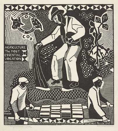 农业`Agriculture (1939) by Helen West Heller